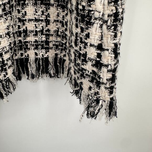 KAREN KANE NWT Black and White Tropic Sun Tweed Shift Dress // S - Picture 10 of 13
